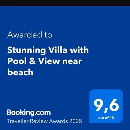 Stunning With Pool & View Near Budens